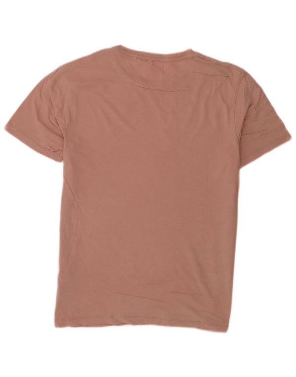 All Saints Ανδρικό T-Shirt με κανονική εφαρμογή Τοπ μεσαίο ροζ βαμβακερό