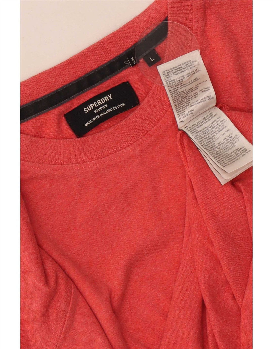 Ανδρικό T-Shirt Superdry Top Βαμβακερό μεγάλο κόκκινο με φλύκταινες