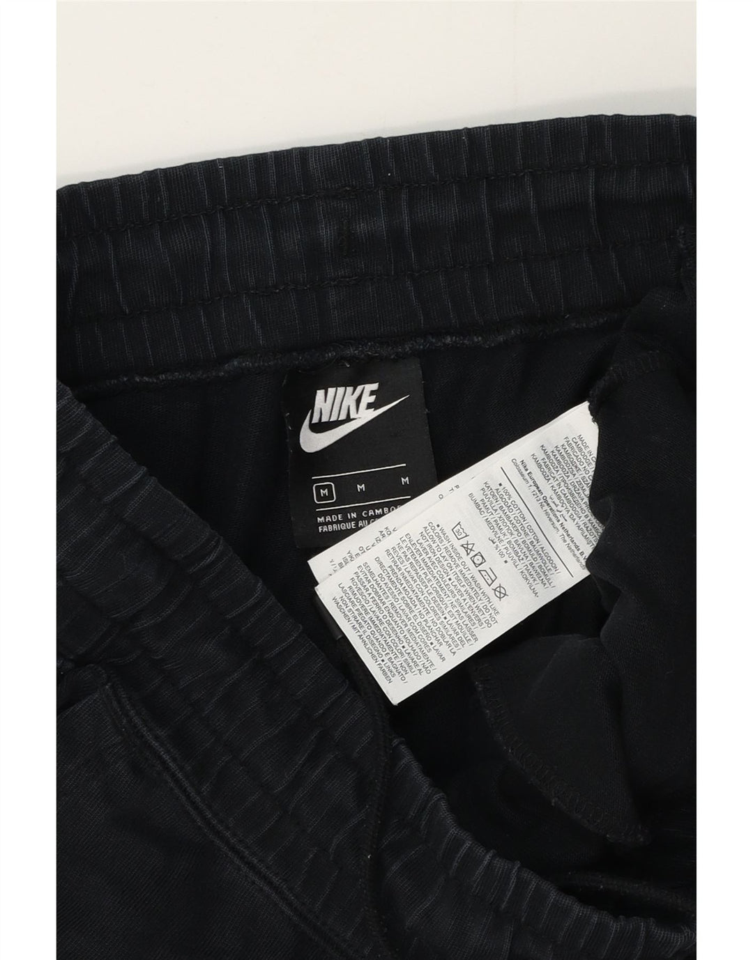Γυναικεία αθλητική φόρμα Nike Παντελόνι Joggers UK 14 μεσαίο μαύρο βαμβακερό