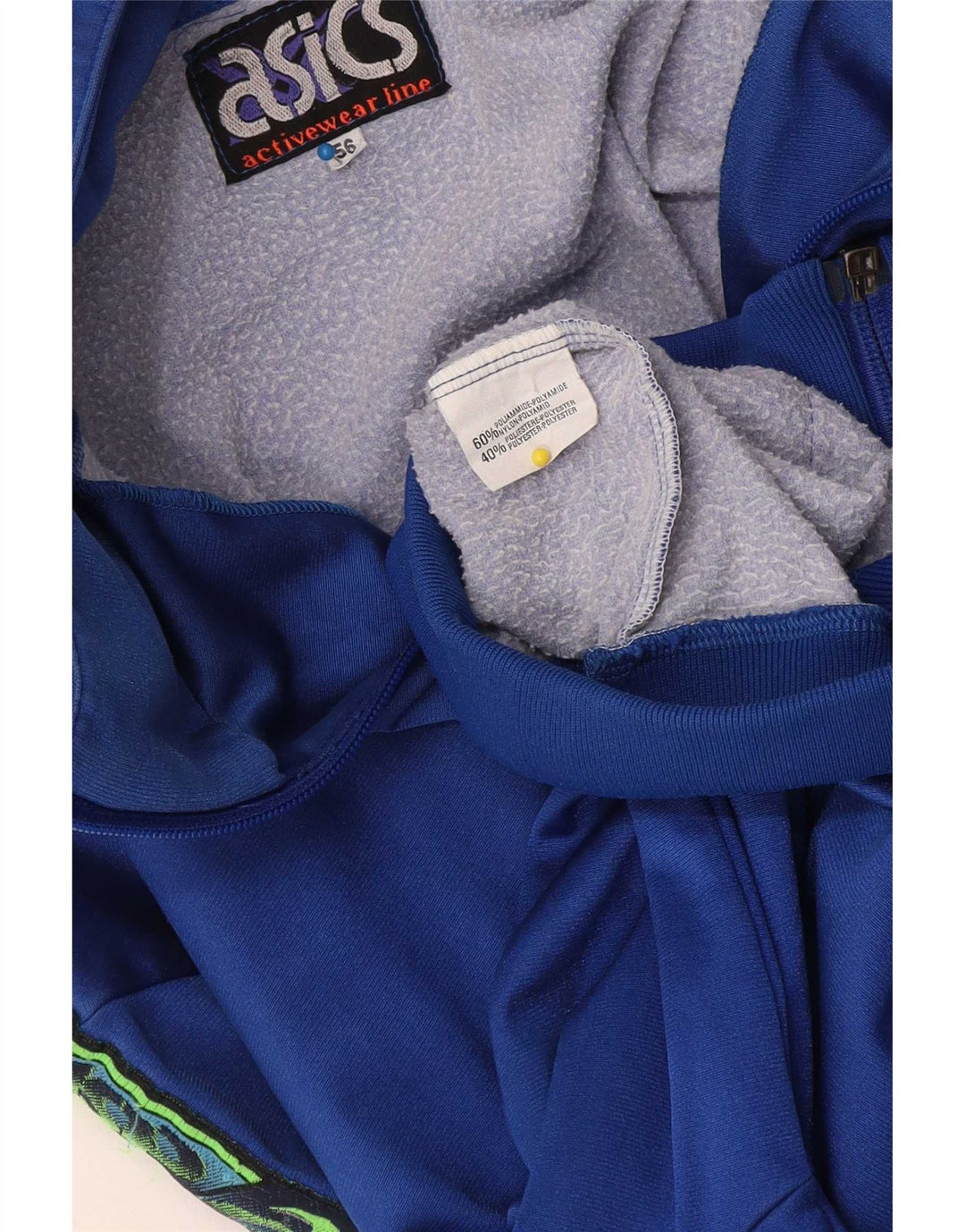 Ανδρική φόρμα γυμναστικής γραφικής Asics Top Jacket IT 56 2XL Blue Polyamide