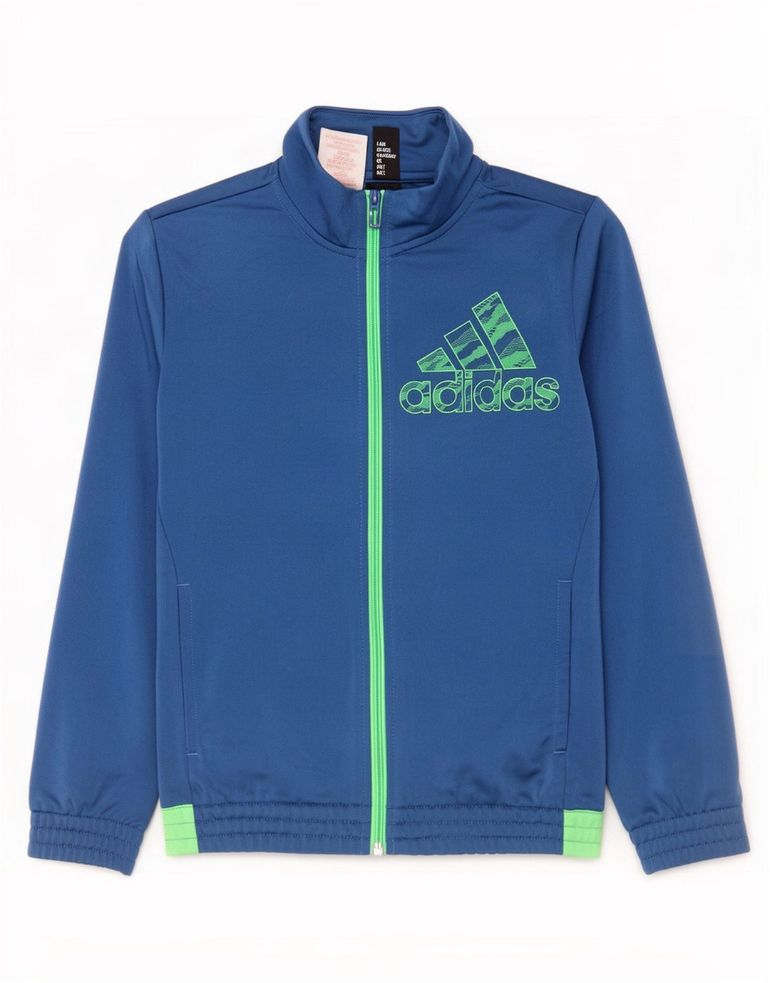 Adidas Boys Graphic αθλητική φόρμα Top Jacket 9-10 Years Blue Colourblock