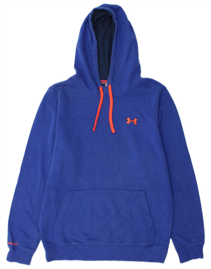 Ανδρικό κουκούλα UNDER Armour, μεσαίο μπλε βαμβακερό