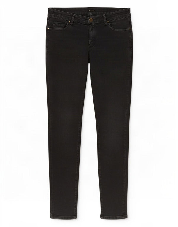 Massimo Dutti Γυναικείο Skinny Jeans EU 38 Small W28 L26 Μαύρο