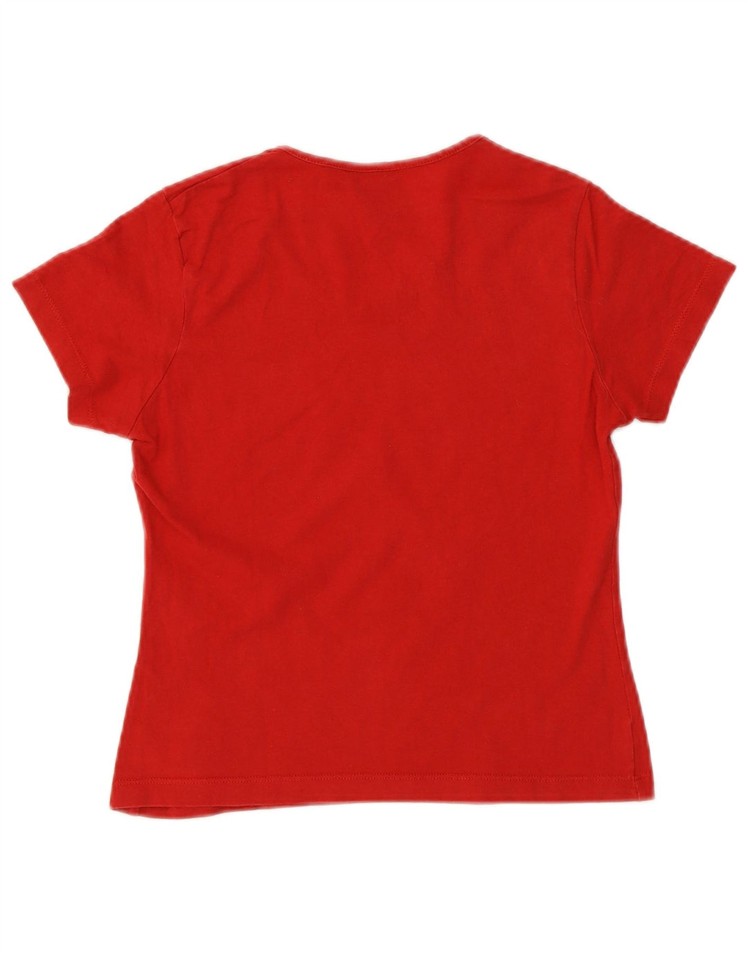 Gianfranco Ferre Γυναικείο T-Shirt Crop Graphic Top IT 42 Medium Red