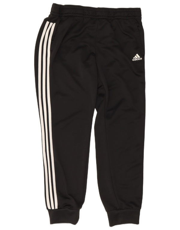 Γυναικεία αθλητική φόρμα Adidas Παντελόνι Joggers UK 16/18 μεγάλο μαύρο πολυεστέρα