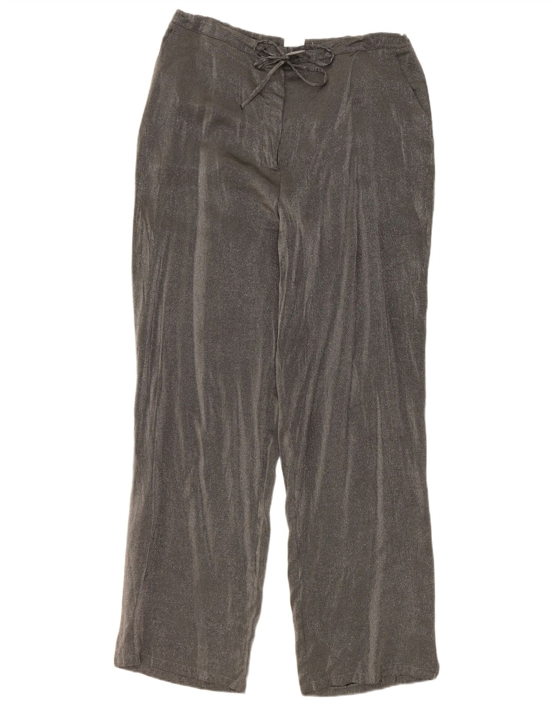 Γυναικείο ίσιο casual παντελόνι Marks & Spencer W32 L30 Γκρι βισκόζη