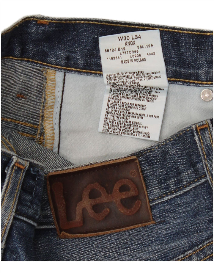 Lee Womens Knox Bootcut Jeans W30 L34 Μπλε βαμβακερό