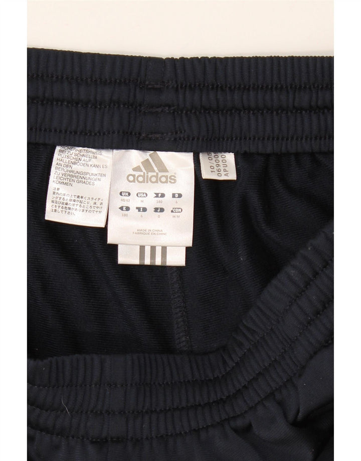 ADIDAS Mens Tracksuit Trousers UK 40/42 Medium  Navy Blue Polyester Vintage Adidas and Second-Hand Adidas from Messina Hembry 