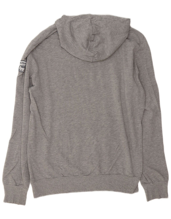 Lotto Mens Graphic Hoodie Jumper 2XL Γκρι βαμβακερό