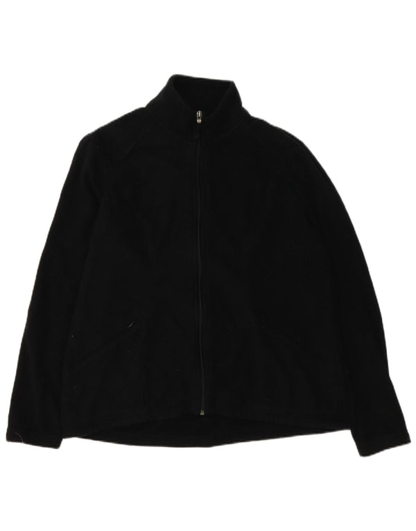 Marks & Spencer Γυναικείο Fleece Jacket UK 16 Large Black Polyester