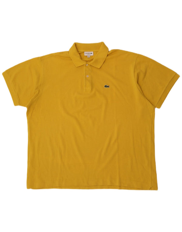 Ανδρικό πουκάμισο Lacoste Classic Fit Polo Νούμερο 9 4XL Κίτρινο βαμβακερό