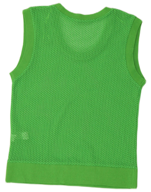 Zara Γυναικείο Γιλέκο Tank Top UK 14 Μεσαίο πράσινο βαμβακερό