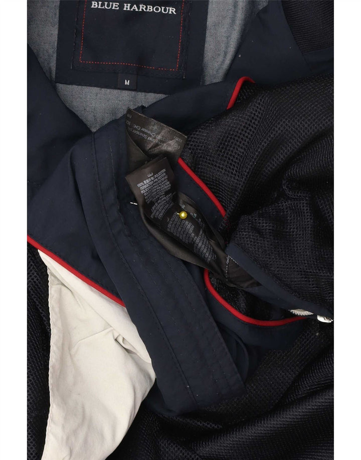 Marks & Spencer Mens Blue Harbour Bomber Jacket UK 38 Medium Navy Blue