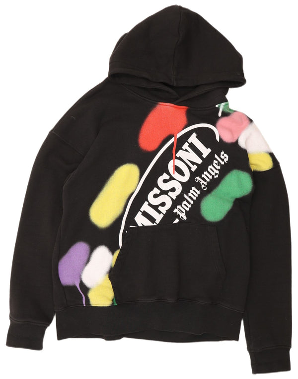 Palm Angels&Missoni Ανδρικά γραφικά κουκούλα 2XL Σχεδιαστής από μαύρο βαμβάκι