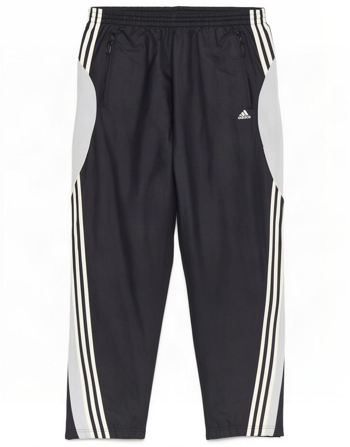Adidas Ανδρικό αδιάβροχο παντελόνι Medium Navy Blue Colorblock Polyester