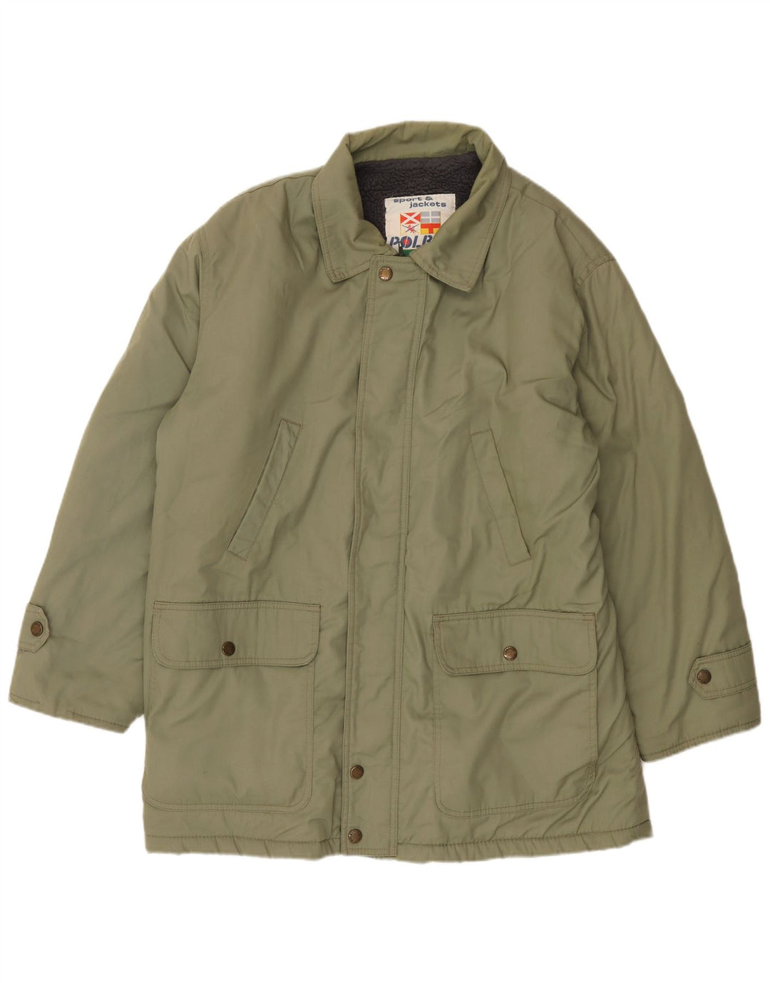 Ανδρικό μπουφάν Polbot Windbreaker UK 42 XL Green Polyamide