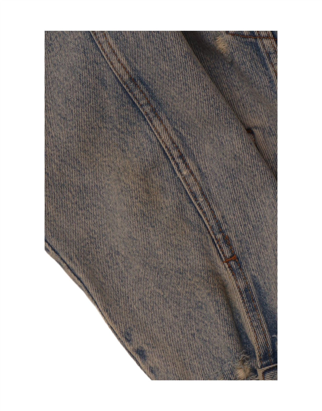 Ανδρικό τζιν μπουφάν ZARA Distressed UK 38 Medium Blue Cotton