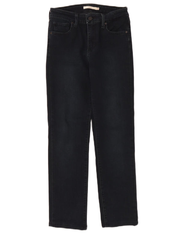 Levi's Womens 712 Slim Jeans W26 L27 Navy Blue Cotton