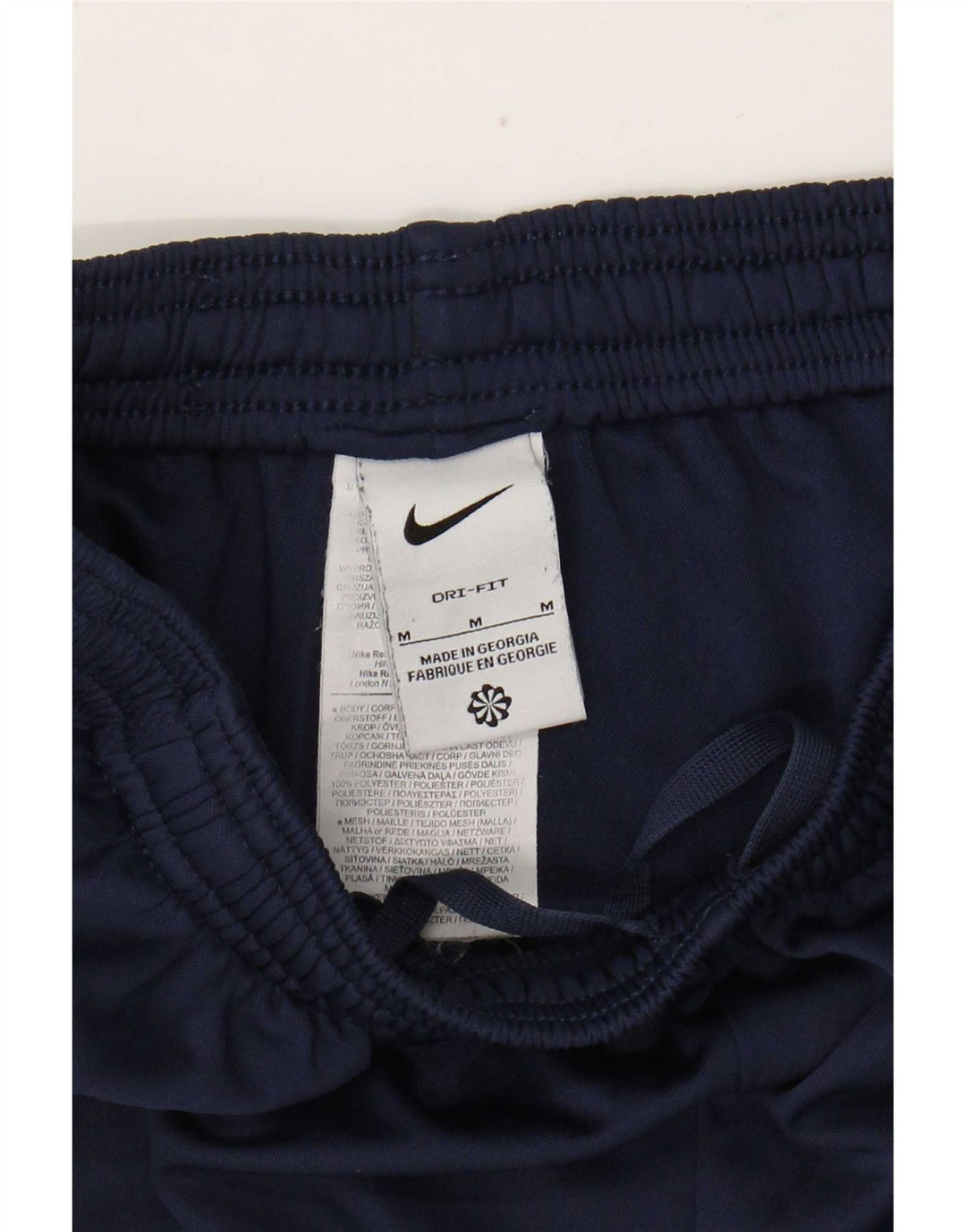 Ανδρικές φόρμες Nike Dri Fit Παντελόνια μεσαίου μπλε ναυτικού πολυεστέρα