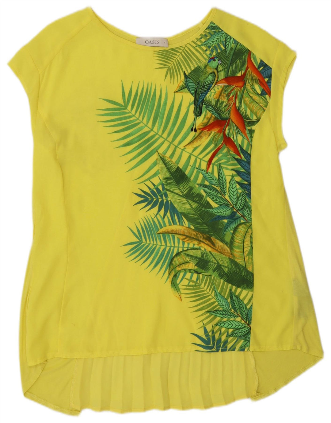 Oasis Γυναικείο Τοπ UK 10 Small Yellow Floral Polyester