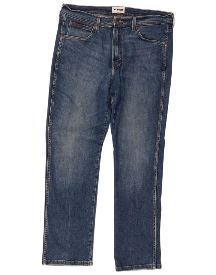 Ανδρικό τζιν Wrangler ίσιο W36 L30 Μπλε