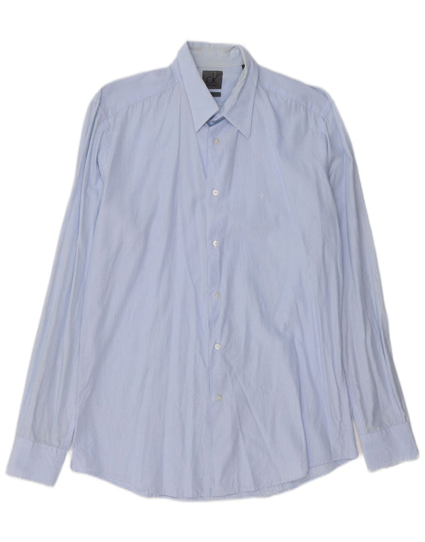 Ανδρικό πουκάμισο CALVIN KLEIN Slim Fit Large Blue Pinstripe