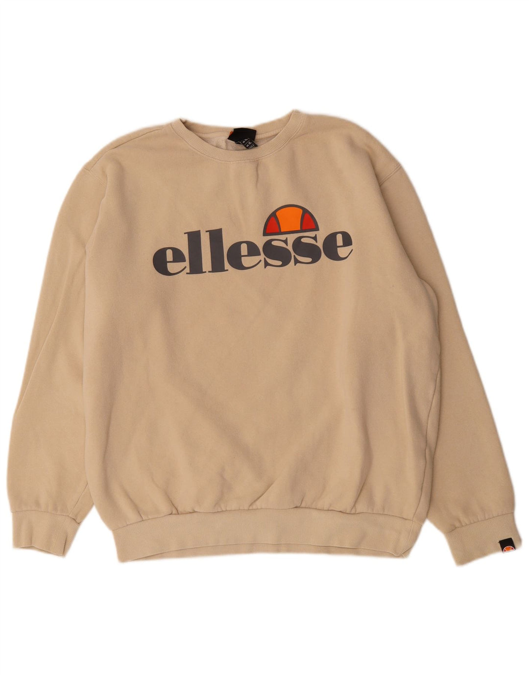 Ανδρικό γραφικό φούτερ Ellesse Jumper XL Beige Cotton