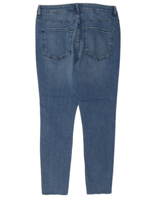 Marks & Spencer Womens The Ivy Skinny Jeans UK 12 Medium W30 L27 Blue
