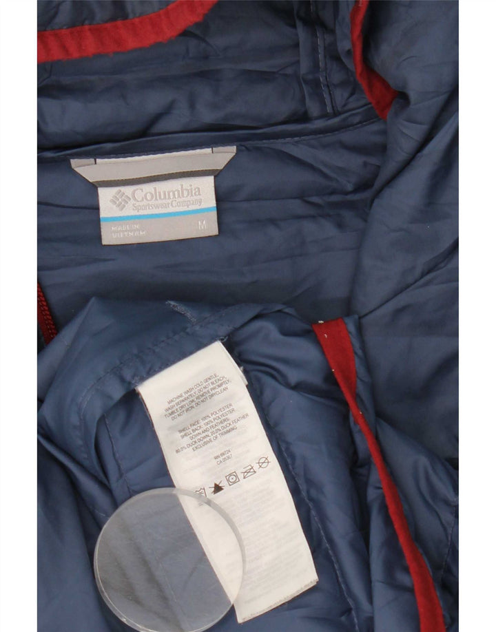 Columbia Ανδρικό μπουφάν με κουκούλα UK 38 Medium Navy Blue Polyester