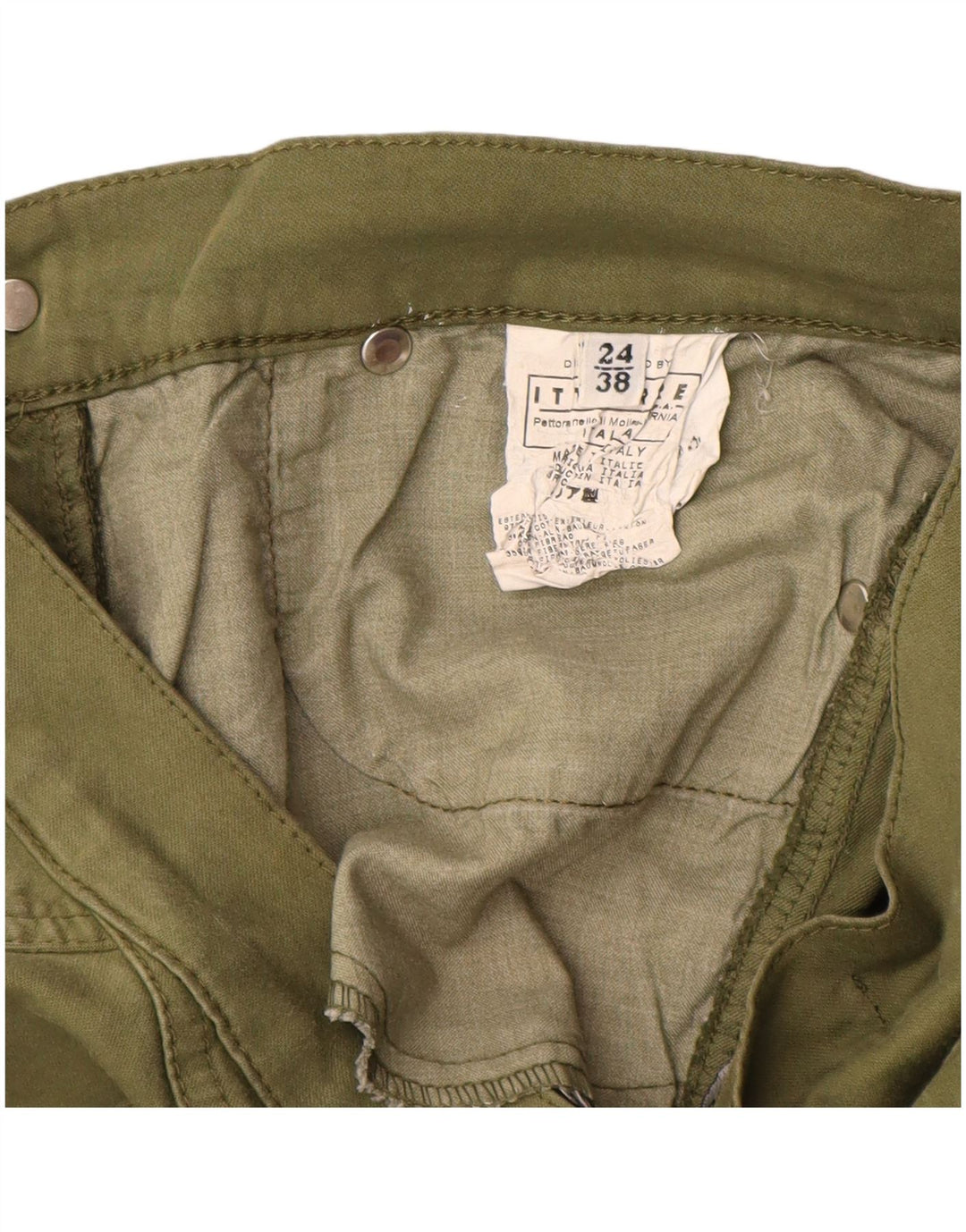 Γυναικείο Σορτς Cargo Versace IT 38 XS W24 Χακί Βαμβακερό
