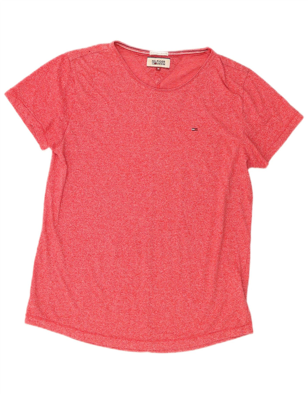 Tommy Hilfiger γυναικείο T-Shirt τοπ 14 μεσαίου ροζ πολυεστέρα