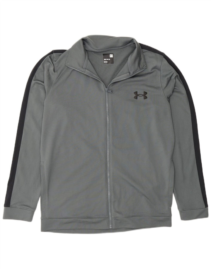 Under Armour Ανδρική φόρμα αθλητικής φόρμας, κανονική εφαρμογή, μπουφάν με μεσαίο γκρι χρώμα