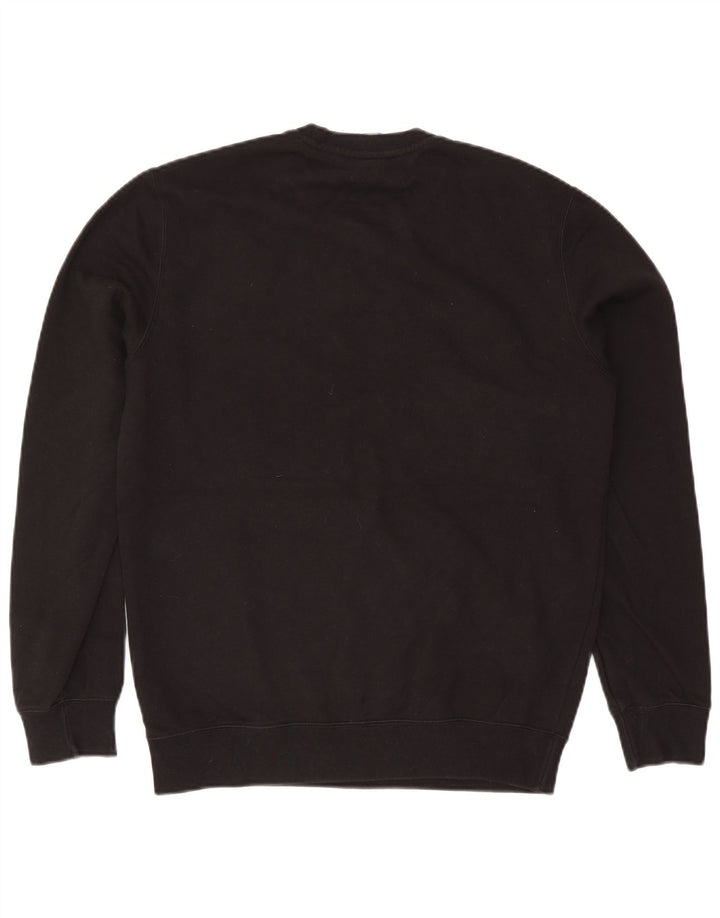 Ανδρικό γραφικό φούτερ Champion Jumper μεγάλο μαύρο βαμβακερό