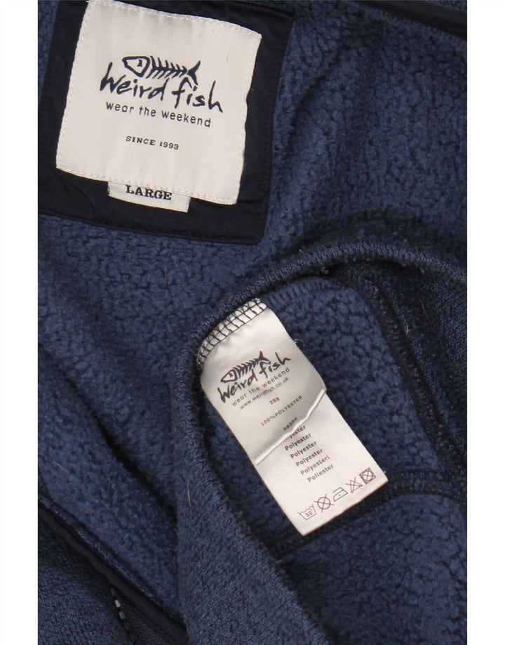 Ανδρική φόρμα Weird Fish Top Jacket Large Blue Flecked Polyester