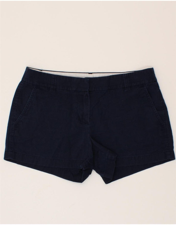 J. CREW Womens Chino Shorts US 6 Medium W30 Navy Blue Cotton Vintage J. Crew and Second-Hand J. Crew from Messina Hembry 