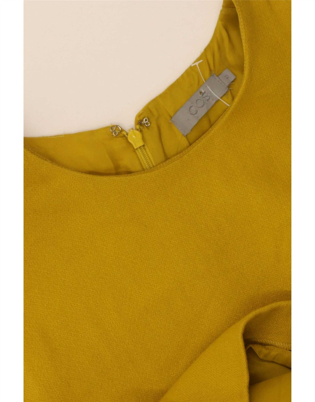 Cos Γυναικείο Αμάνικο Φόρεμα Shift IT 42 Medium Yellow