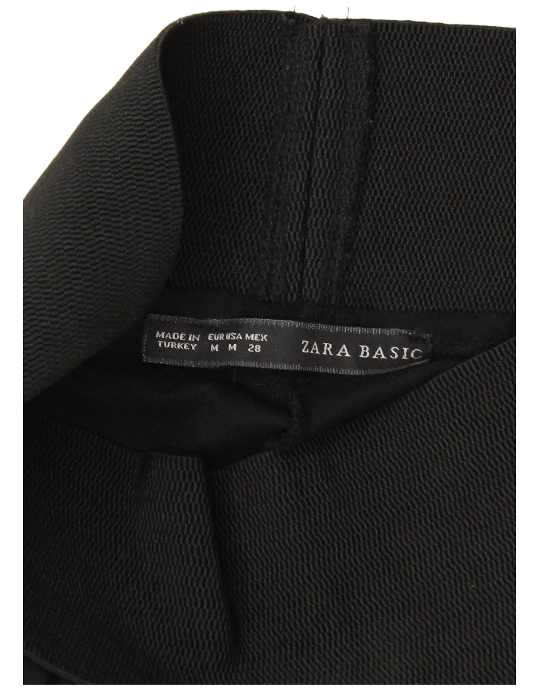 Zara Γυναικείο κολάν UK 12 μεσαίο μαύρο Animal print