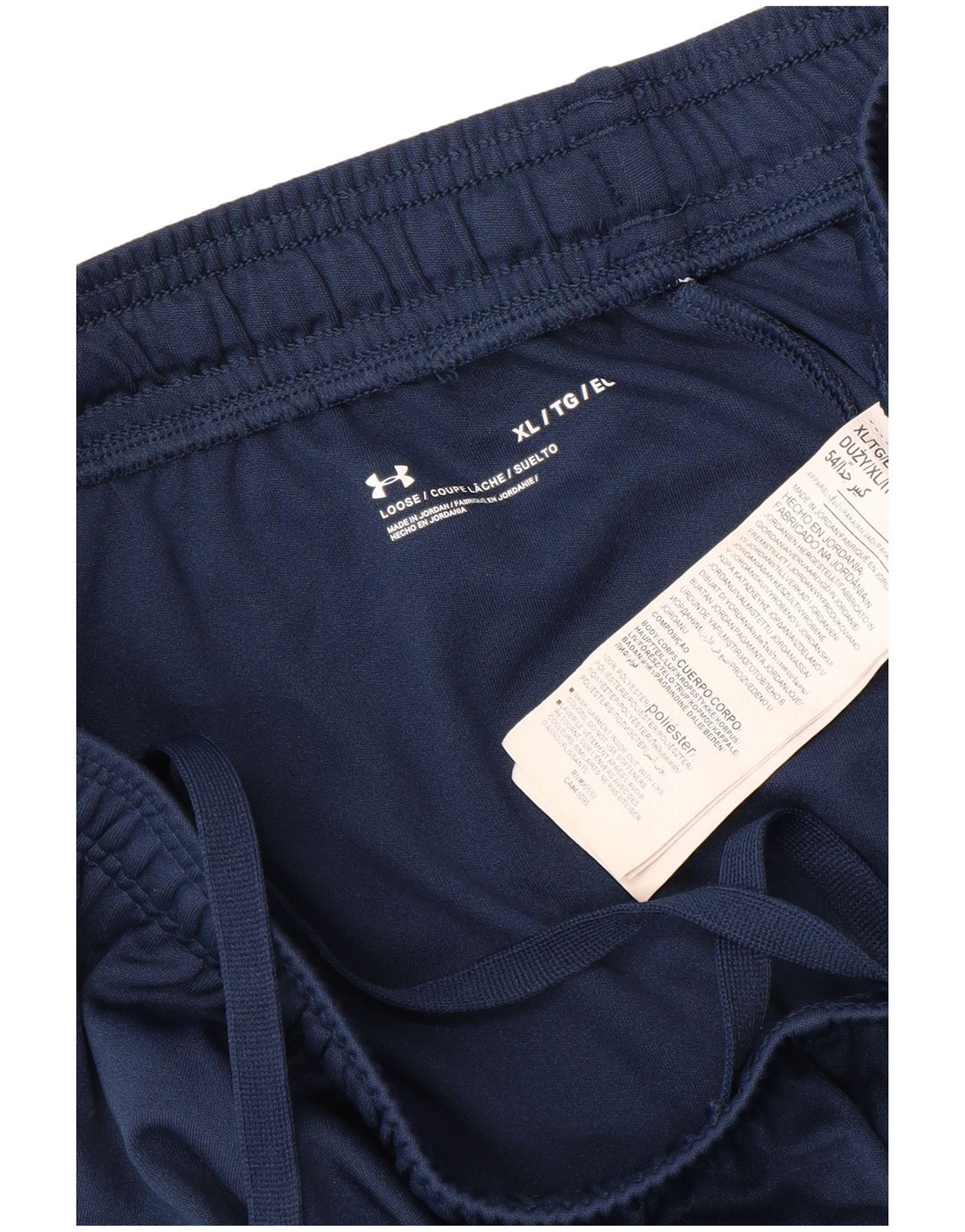 Ανδρικό γραφικό αθλητικό σορτς UNDER ARMOR XL Navy Blue Polyester