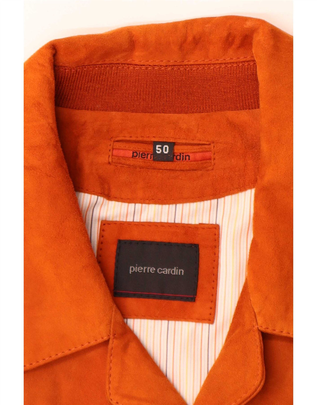 Pierre Cardin Ανδρικό Suede Jacket IT 50 Large Leather πορτοκαλί