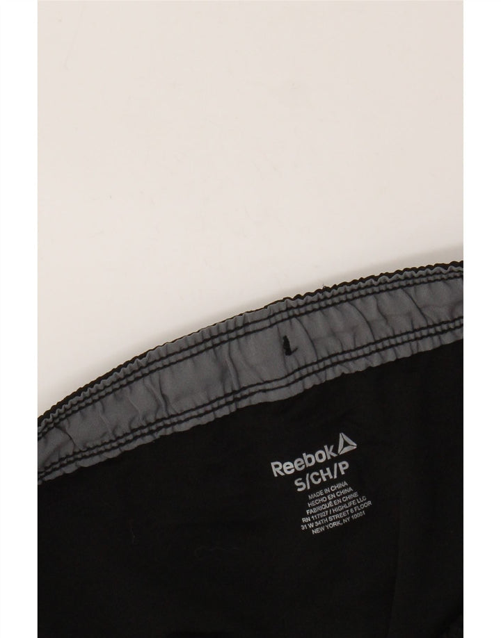 Ανδρικά γραφικά αθλητικά σορτς REEBOK Small Black Colourblock