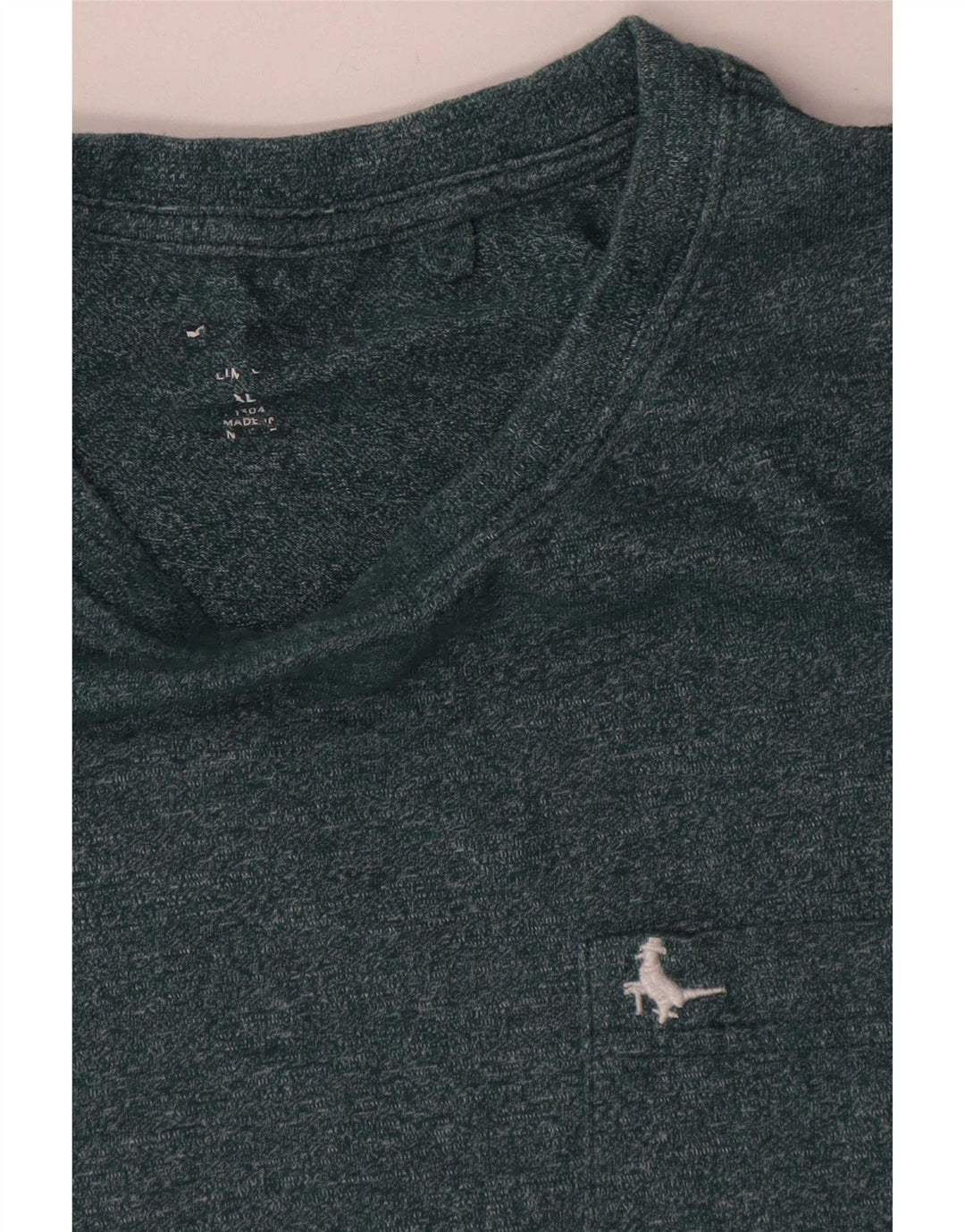 Jack Wills Ανδρικό T-Shirt Top XL Green Polyester