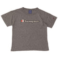 Champion Womens Graphic T-Shirt Top UK 12 Medium Grey