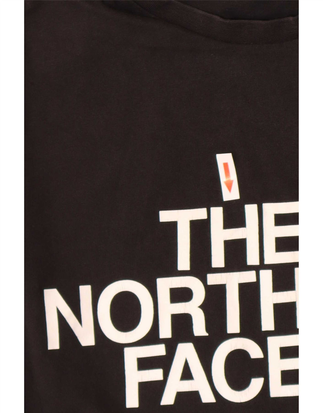 Ανδρικό γραφικό T-Shirt North Face Top Μεσαίο μαύρο βαμβακερό