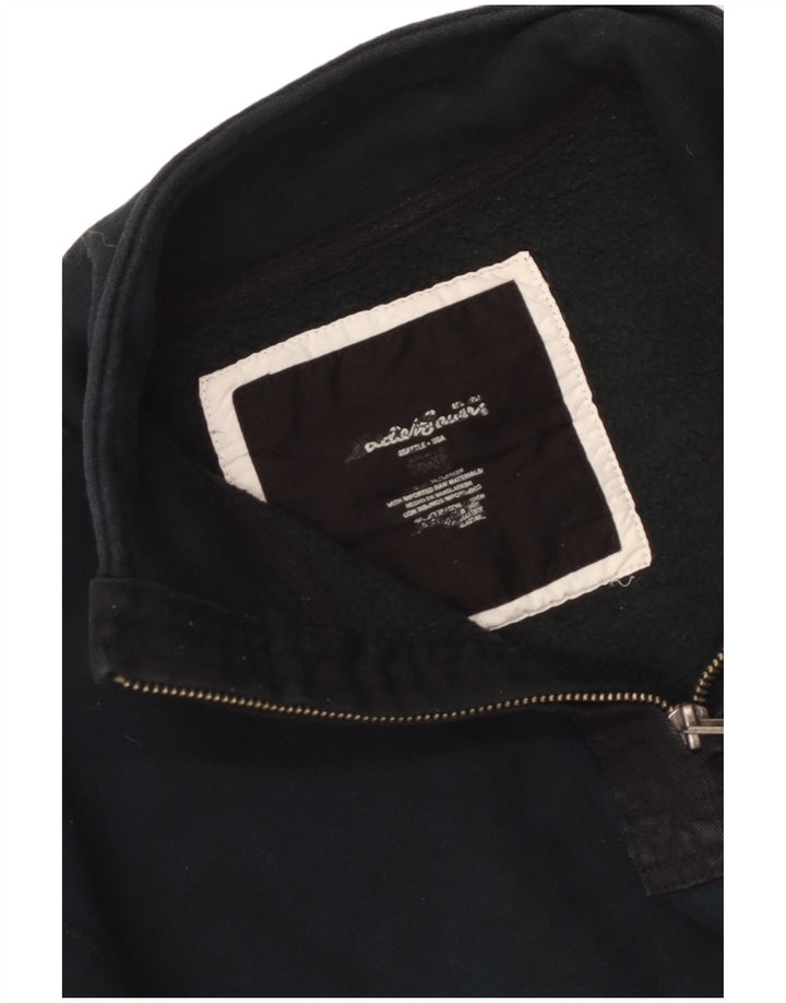 Eddie Bauer Γυναικείο Hoodie Jumper με φερμουάρ UK 14 Medium Navy Blue