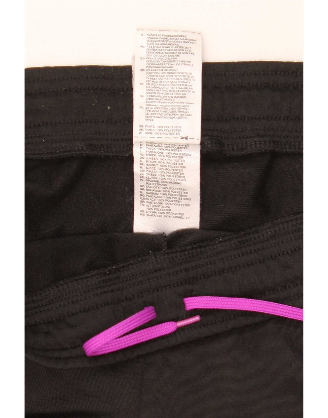 Γυναικεία αθλητική φόρμα Adidas Παντελόνι UK 8/10 Small Black Polyester