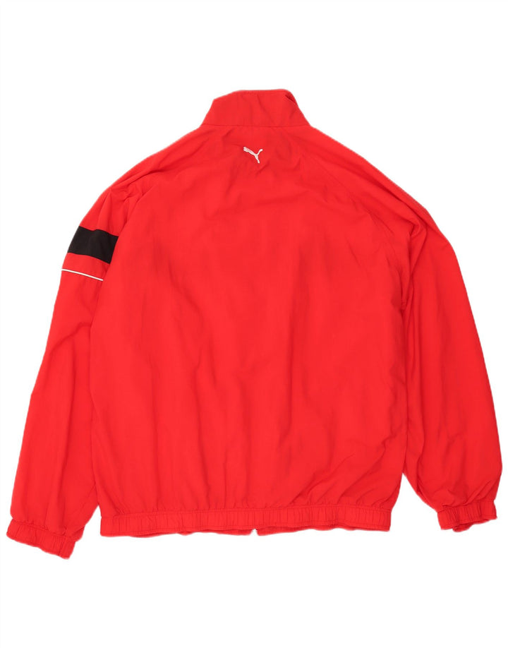 Ανδρική φόρμα φόρμας PUMA γραφικό Top Jacket μεγάλο κόκκινο πολυεστέρα
