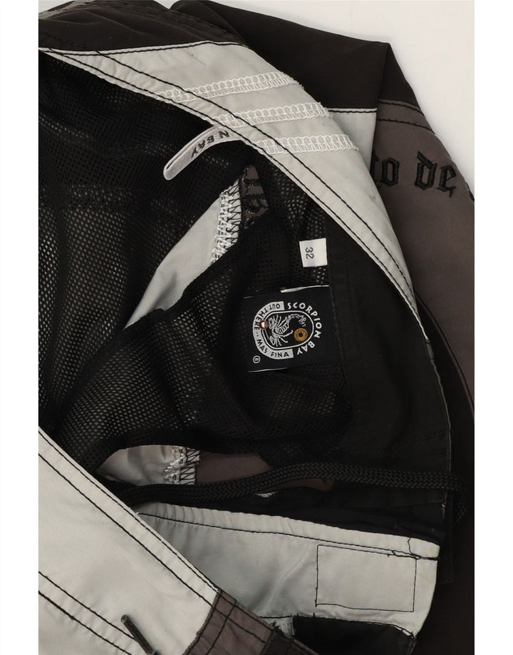 SCORPION BAY Ανδρικό γραφικό σορτς κολύμβησης σε μεσαίο καφέ χρώμα