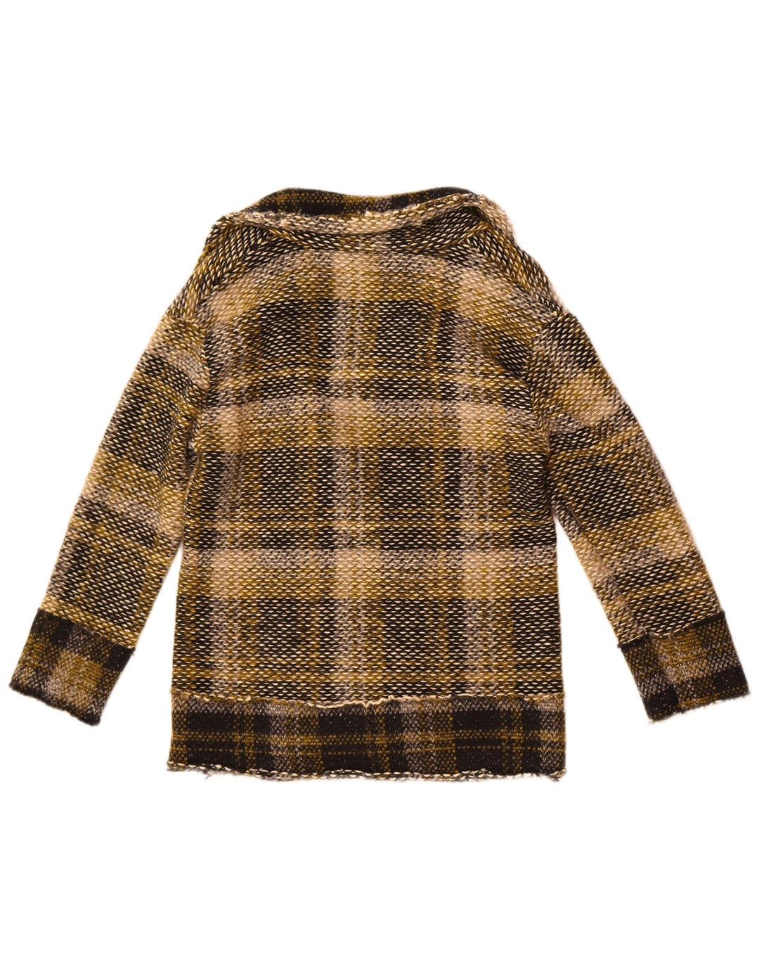 Παρακαλώ Γυναικείο Open Blazer Jacket UK 10 Small πολύχρωμο καρό
