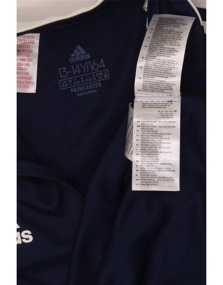 ADIDAS Boys Aeroready Graphic Pullover αθλητική φόρμα 13-14 ετών Navy Blue