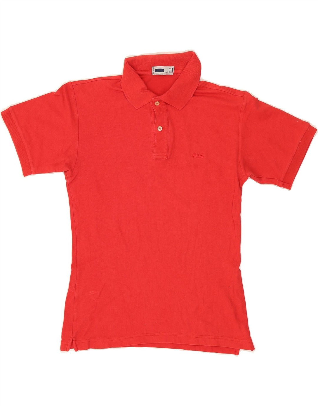 FILA Mens Polo Shirt 2XS Red Vintage Fila and Second-Hand Fila from Messina Hembry 